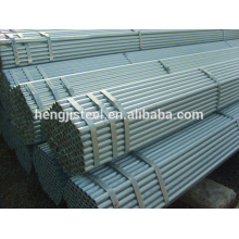 Tubo de acero al carbono soldado galvanizado Q235 ERW